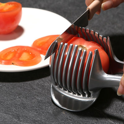Machine à découper des fruits 304 en acier inoxydable Appareils de cuisine portatifs Tomate à découper