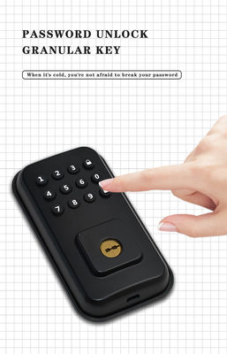Sécurisez votre porte avec une serrure intelligente numérique alimentée par batterie et l'application wifi TTlock Tuya