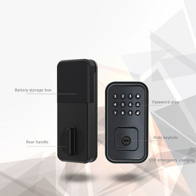 Sécurisez votre porte avec une serrure intelligente numérique alimentée par batterie et l'application wifi TTlock Tuya