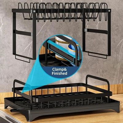85*32*15cm Plateau d'organisation pour le séchage durable et hygiénique des plats
