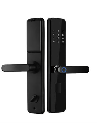 Manche de porte numérique de sécurité extérieure avec Tuya Ttlock et reconnaissance d'empreintes digitales