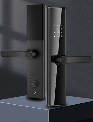 Manche de porte numérique de sécurité extérieure avec Tuya Ttlock et reconnaissance d'empreintes digitales