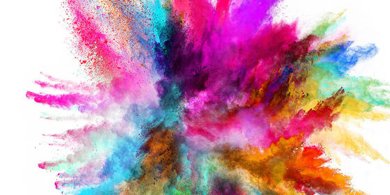 Poudre de fête de Holi colorée Popper Confetti Cannon Poudre de maïs 13*18cm Biodégradable