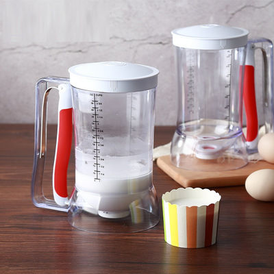 Dispensateur de pâte de farine de pâte de 17x11.4x18.7cm pour pancakes, biscuits, gâteaux et muffins