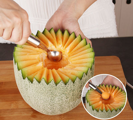 Gadgets de cuisine de restaurant ensemble de 6 pièces d'acier inoxydable outils multifonctionnels de fruits