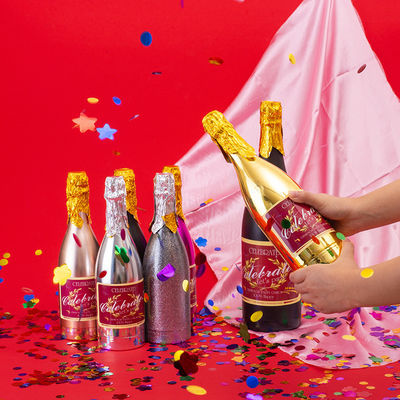 Logo personnalisé Bouteille de champagne Popper de fête L'accessoire ultime de célébration de l'année