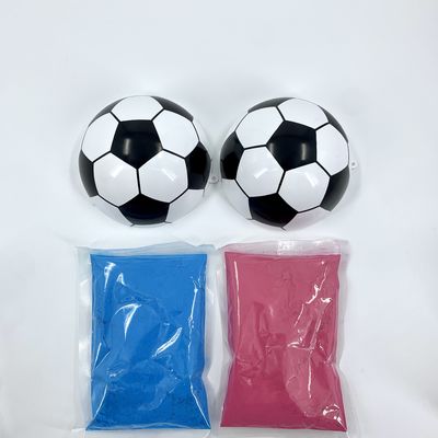 Revéler le sexe Les accessoires de confetti Poudre de remplissage 14*14*14cm Football pour les célébrations de bébé