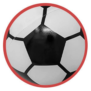 Revéler le sexe Les accessoires de confetti Poudre de remplissage 14*14*14cm Football pour les célébrations de bébé