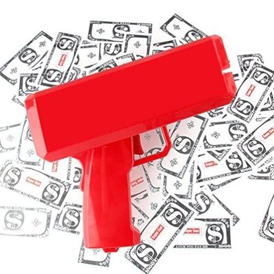 18.5cmX8cmX17.5cm Pistolet de jet de plastique pour mariage Jeu de bar