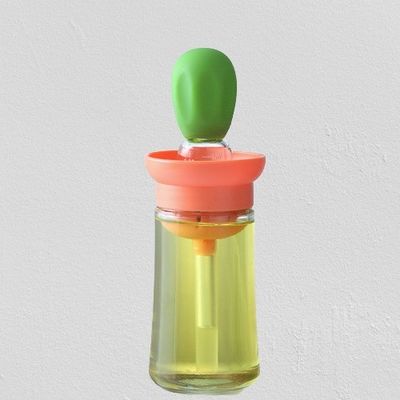 Bouteille de verre supérieur de mesure d'huile et de vinaigre pour cuisine 6,45*20 cm