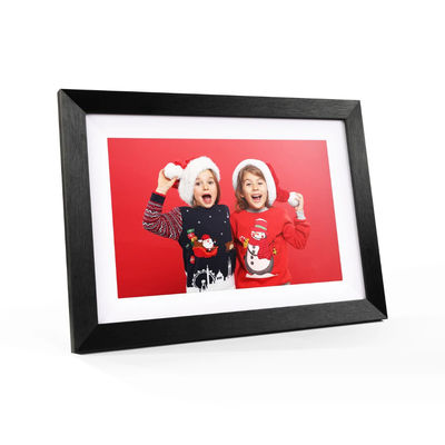 Fourniture en vrac 10 pouces 16g WiFi LCD Vidéo en nuage Télécharger Frameo Cadre photo numérique