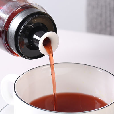 Spray à huile en verre Dispenser de vinaigre Bouteille 280 ml 9,5 oz avec pompe à échelle de mesure