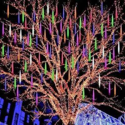 Des lumières à cordes LED de fée de la pluie qui tombe en cube pour la décoration de la maison des fêtes