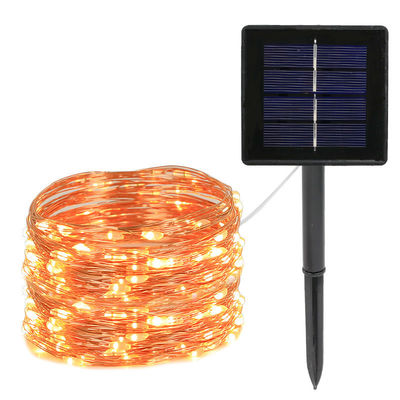 7/22/32m LED étanche à l'eau fil solaire de cuivre lumières d'arbre de Noël avec PVC chaud