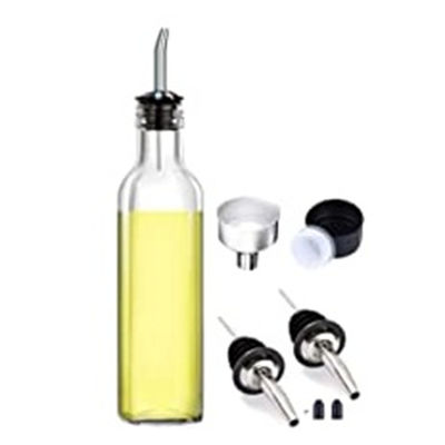 Greens Glass Oil Drizzler 500 ml pour cuisiner avec un évier en acier inoxydable