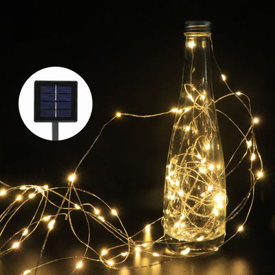Lumières à cordes de mariage de Noël 7-102m étanche à l'eau chaude et blanche batterie / USB / solaire