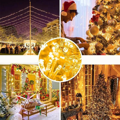 Couleur de rêve lumières de Noël chaîne 10 leds / m 5m 10m PVC imperméable à l'eau dirigée