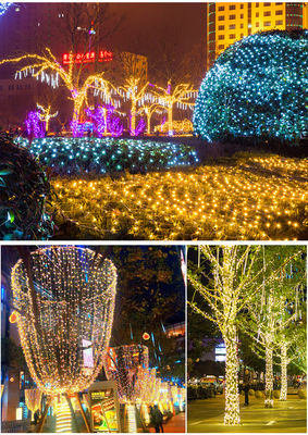 Lumières à chaîne LED en PVC étanche pour la décoration d'Halloween 100 LED Fête de mariage en plein air