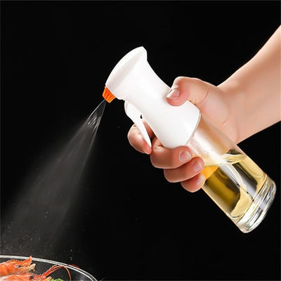 Bouteille de pulvérisation d'huile d'olive de 200 ml Bouteille en plastique d'huile de cuisine durable pour outils de cuisine