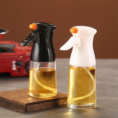 Bouteille de pulvérisation d'huile d'olive de 200 ml Bouteille en plastique d'huile de cuisine durable pour outils de cuisine