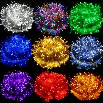 Résistant à l'eau extérieur 300m Violets lumières de fées LED courroie guirlande pour la décoration de Noël