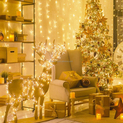 Résistant à l'eau extérieur 300m Violets lumières de fées LED courroie guirlande pour la décoration de Noël