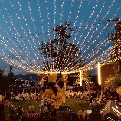 Résistant à l'eau extérieur 300m Violets lumières de fées LED courroie guirlande pour la décoration de Noël