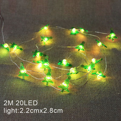 Lumières de Noël à LED rouge Homme de neige à cordes Père Noël Étoile Produit décoratif de vacances