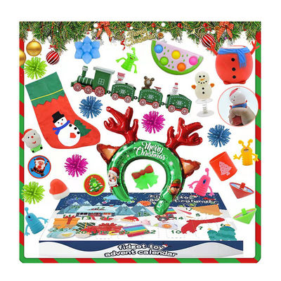 Compte à rebours de Noël Calendrier Fêtes Compte à rebours de Noël Cadeaux Enfants Enfants Petits Enfants Filles Fête Favoris