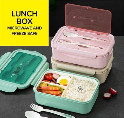 Boîte à lunch pour enfants/adultes PP5 1400 ml congélateur à micro-ondes sans BPA sans coussin