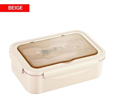 Production Cuillère/Forteil/Couteau/Bouquets de cuisson sans BPA 1400 ML PP5 Boîte à lunch pour enfants/adultes
