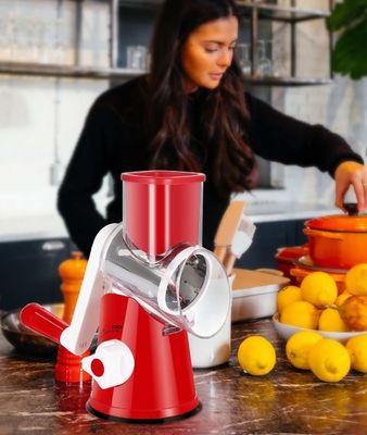 Meilleur vendeur Gratteur rotatif de fruits et légumes Coupeuse multi-fonctions en acier inoxydable