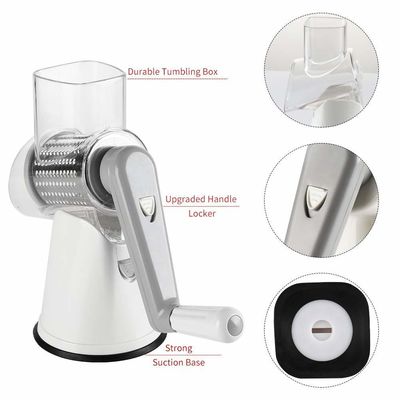 Coupeuse manuelle multifonctionnelle en acier inoxydable bleu ciel pour outils à fruits et légumes