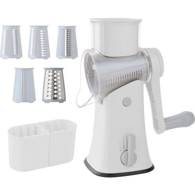 Outils de cuisine durables Gratteurs rotatifs 5 en 1 pour hacher et râper les légumes