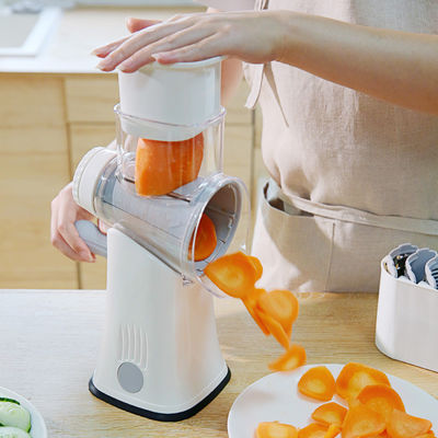 Outils de cuisine durables Gratteurs rotatifs 5 en 1 pour hacher et râper les légumes