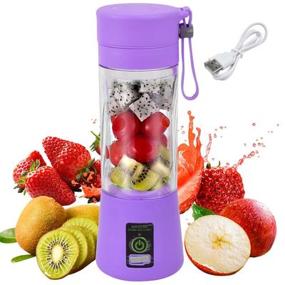 La machine à mélanger les bouteilles de glace en silicone PC électrique mini maison USB 2/4/6 lames Juicer tasse