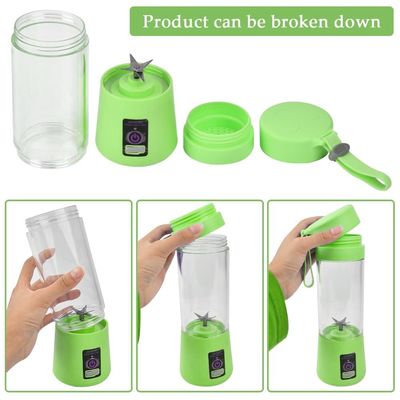 2/4/6 Blades Mini USB rechargeable maison mélangeur et mélangeur pour le jus vert portable