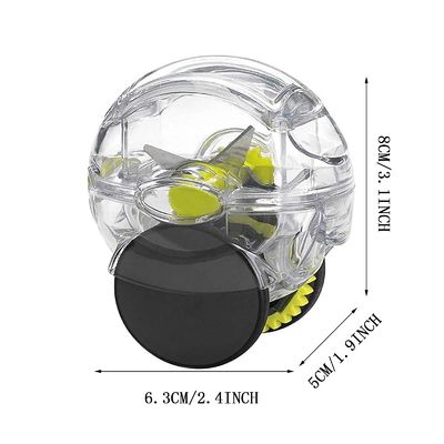 Plastique à rouleaux d'ail presse concasseur Chopper appareils de cuisine 6,3 * 5,0 * 8,0 cm acceptable