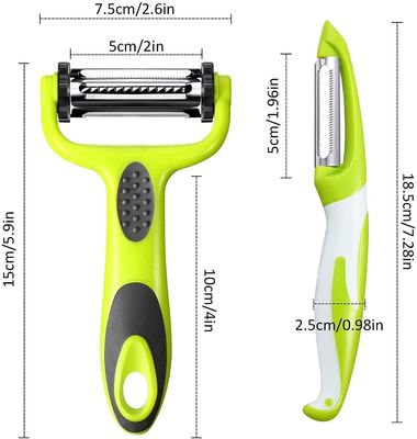 Couteau à éplucher en acier inoxydable multifonctionnel pour cuisine 19*2,5*2cm OEM/ODM accepté