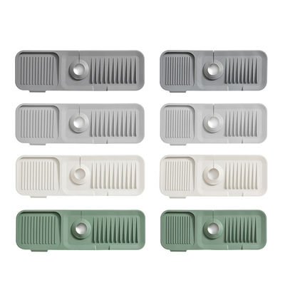 Détecteur d'éclaboussures d'évier en silicone Manche de capteur de goutte à goutte Pad de drainage Mat absorbant pour OEM/ODM