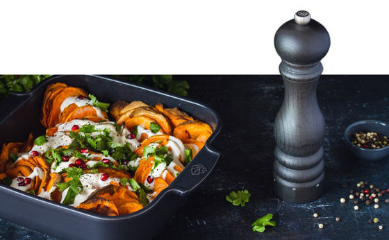 Bouteille de broyeur de sel et de poivre en céramique pour cuisson gastronomique