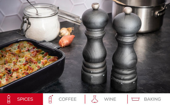 Bouteille de broyeur de sel et de poivre en céramique pour cuisson gastronomique