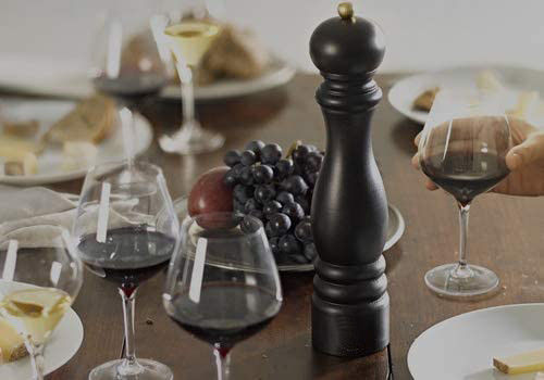 Bouteille de broyeur de sel et de poivre en céramique pour cuisson gastronomique