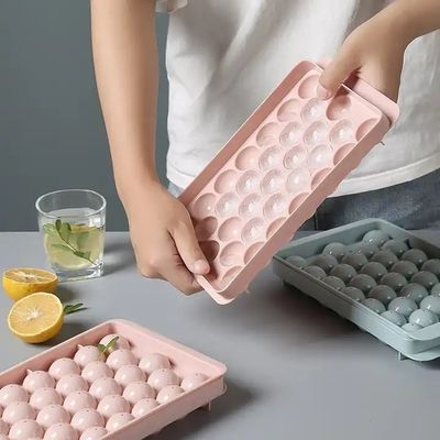 Plateau de glace en plastique en PP pour le chocolat 33/18 cellules moule de fabrication de boîtes de glace rondes