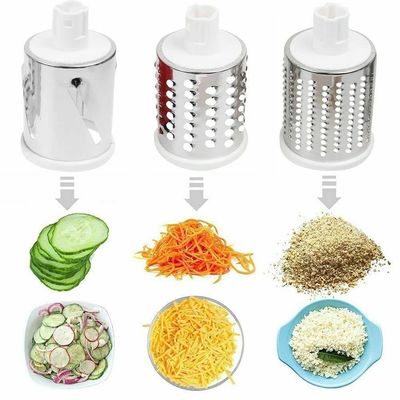 Préparez efficacement les aliments avec notre râpeuse rotative en acier inoxydable ABS 430 multifonctionnelle