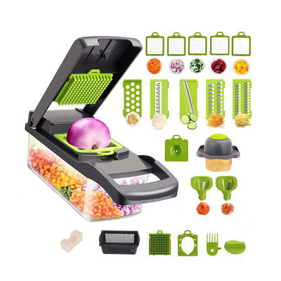 Coupeuse de légumes facile à utiliser 12 en 1 Coupeuse alimentaire Coupeuse à mandoline pour accessoires de cuisine