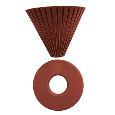 Mat de café en silicone de design moderne avec filtre d' entonnoir réutilisable et gouttelier pliable