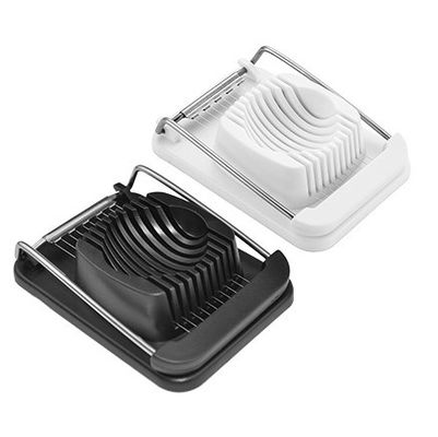 Coupeuse d'œufs durable Fil en acier inoxydable Diviseur d'œufs poché Cuisine ménager