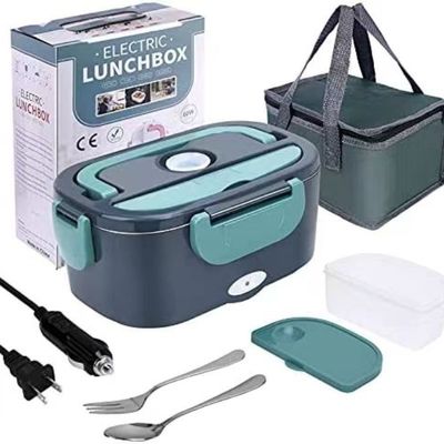 1L boîte de déjeuner électrique thermique chauffante avec conteneur alimentaire en acier inoxydable 304