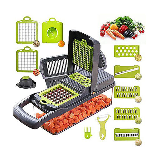 Soyez créatif dans la cuisine avec notre trancheuse manuelle de fruits et légumes mandoline 12 en 1
